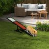 Wooden Dog Agility Seesaw for Training and Exercise, Black