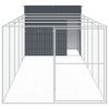 Dog House Anthracite Galvanized Steel Large Durable Dog House
